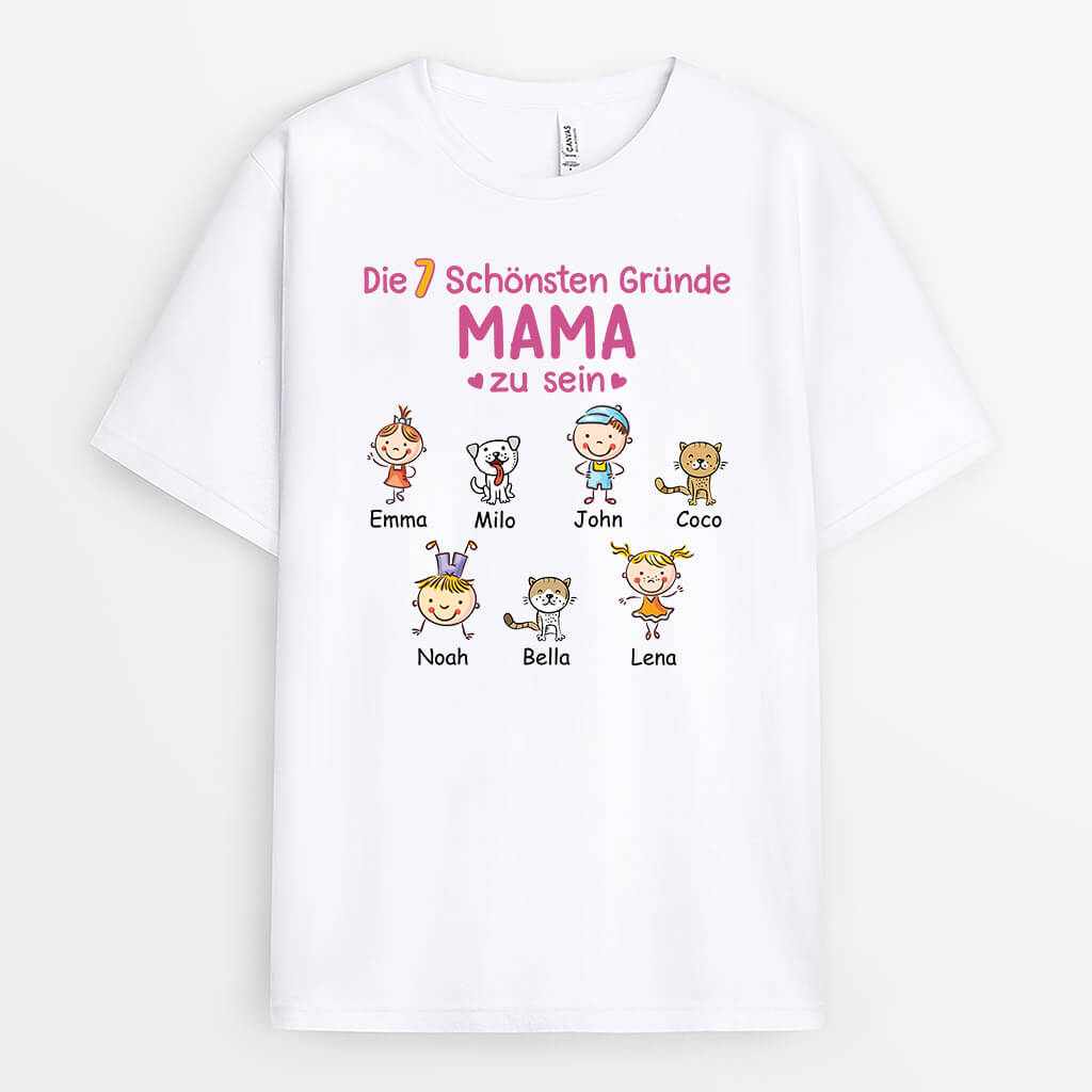 Gründe Warum Es Großartig Ist Oma Zu Sein - Personalisiertes Geschenk | T-shirt für Omas