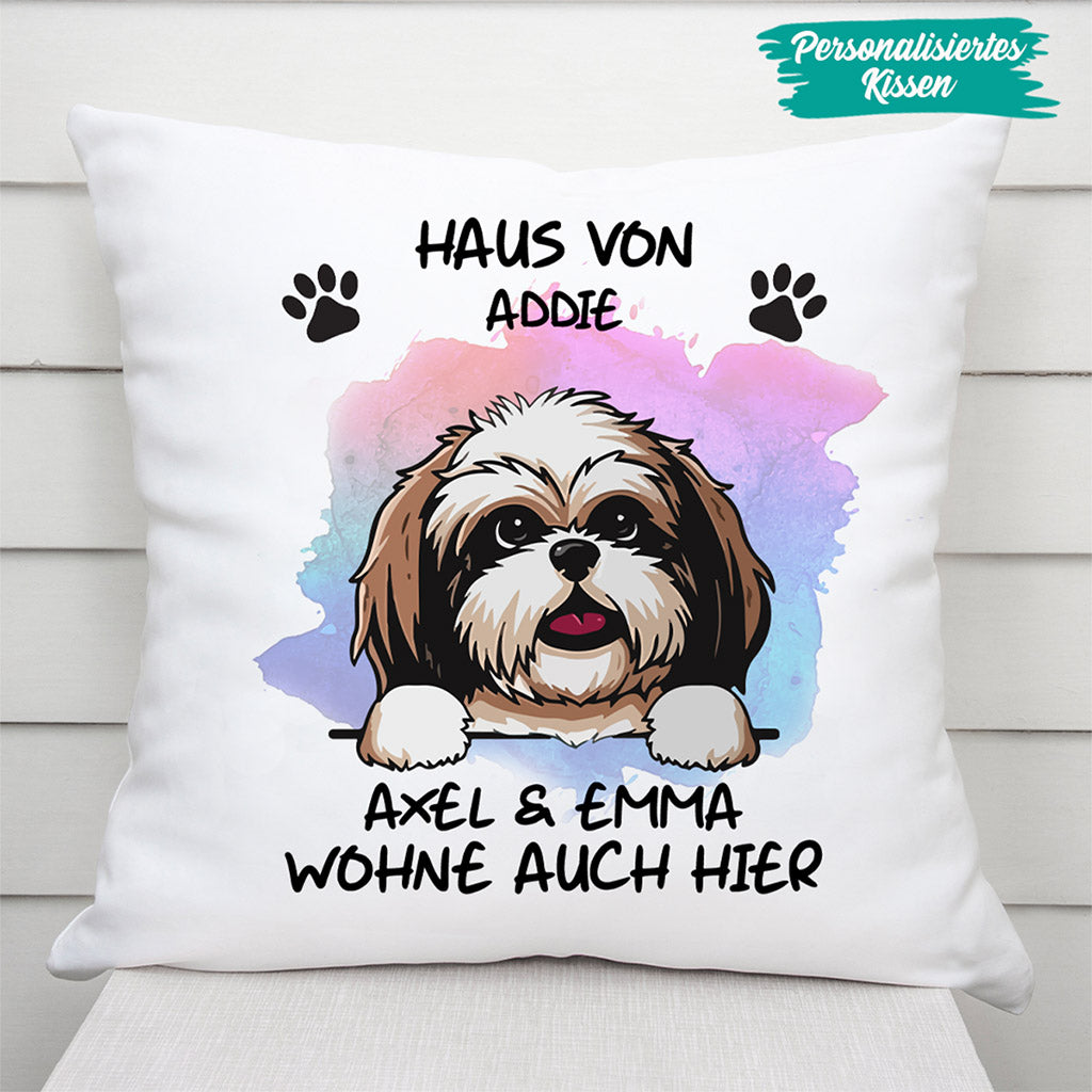 0006P040CGE2 individuelle aufmerksamkeiten Kissen hunde oma mama hundeliebhaber