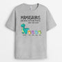 0009A010AGE2 personalisierte geschenke T Shirt dinosaurier oma mama