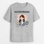 0011A010DGE4 personalisierte geschenke T Shirt katzen oma mama