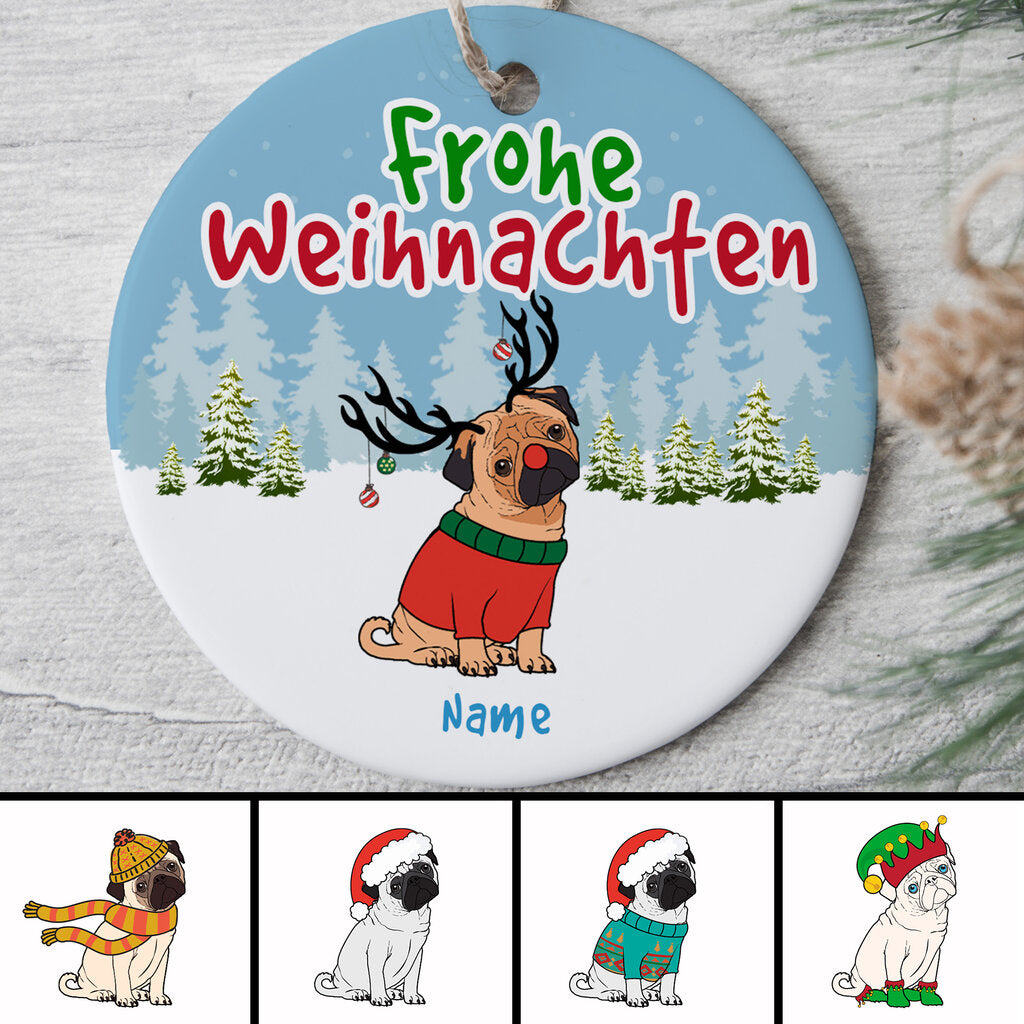 0017O040CGE1 personalisierte geschenke Ornament hunde hundeliebhaber