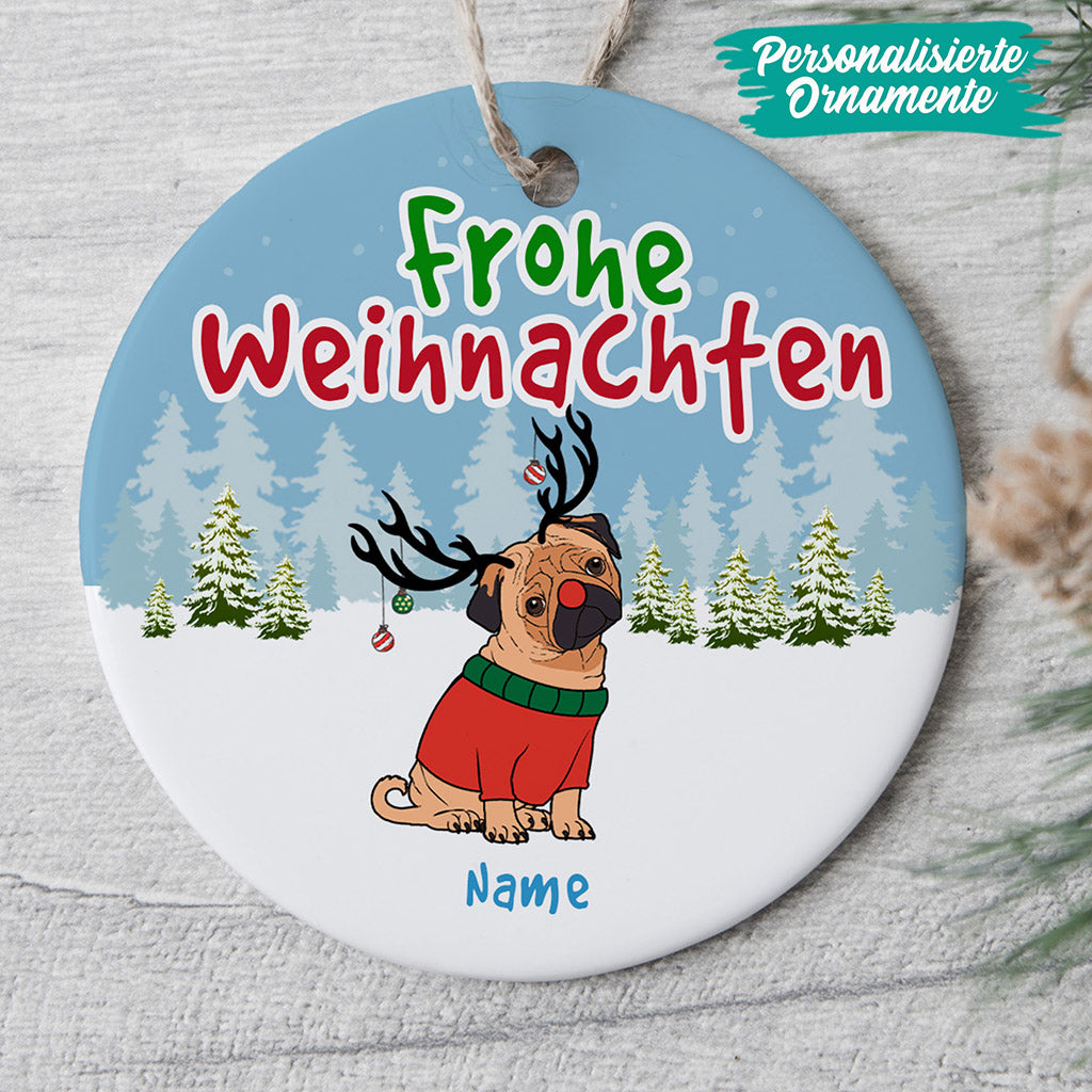 0017O040CGE3 personalisierte aufmerksamkeiten Ornament hunde hundeliebhaber