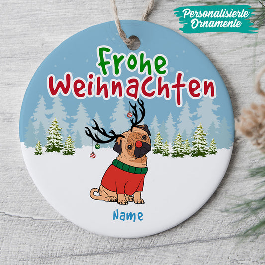 0017O040CGE3 personalisierte aufmerksamkeiten Ornament hunde hundeliebhaber