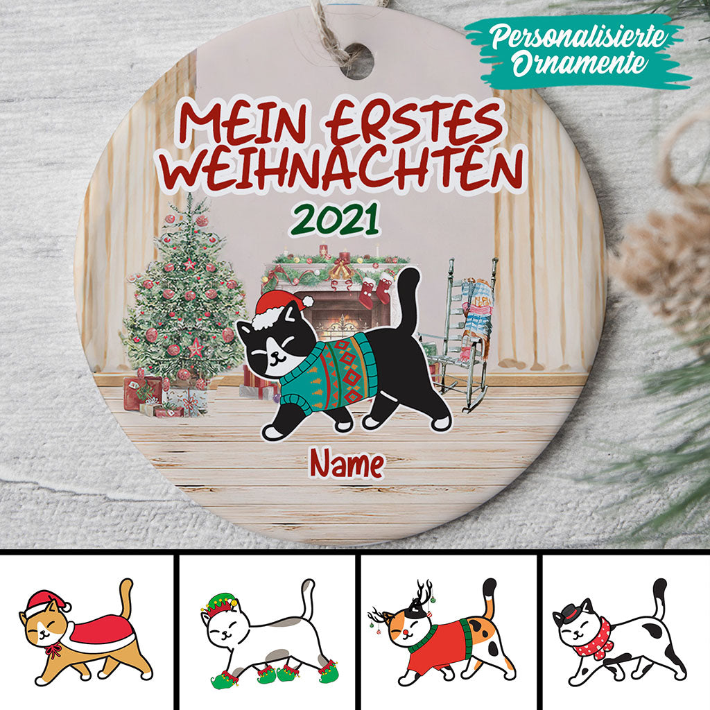 0019O040DGE2 individuelle aufmerksamkeiten Ornament katzen katzenliebhaber