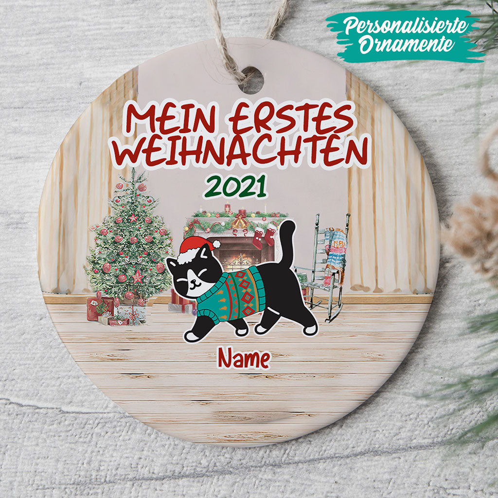 0019O040DGE3 personalisierte aufmerksamkeiten Ornament katzen katzenliebhaber