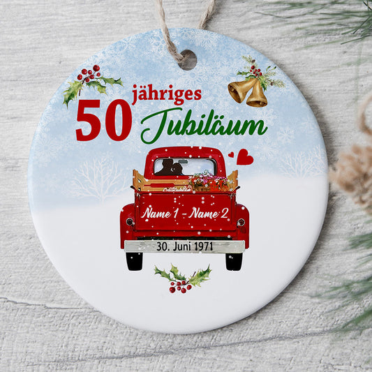 0020O040GGE3 personalisierte aufmerksamkeiten Ornament feier papa mama hochzeitstag