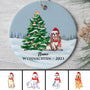 0029O010CGE1 personalisierte aufmerksamkeiten Ornament hunde hundeliebhaber weihnachten