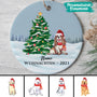 0029O010CGE2 personalisierte geschenke Ornament hunde hundeliebhaber weihnachten