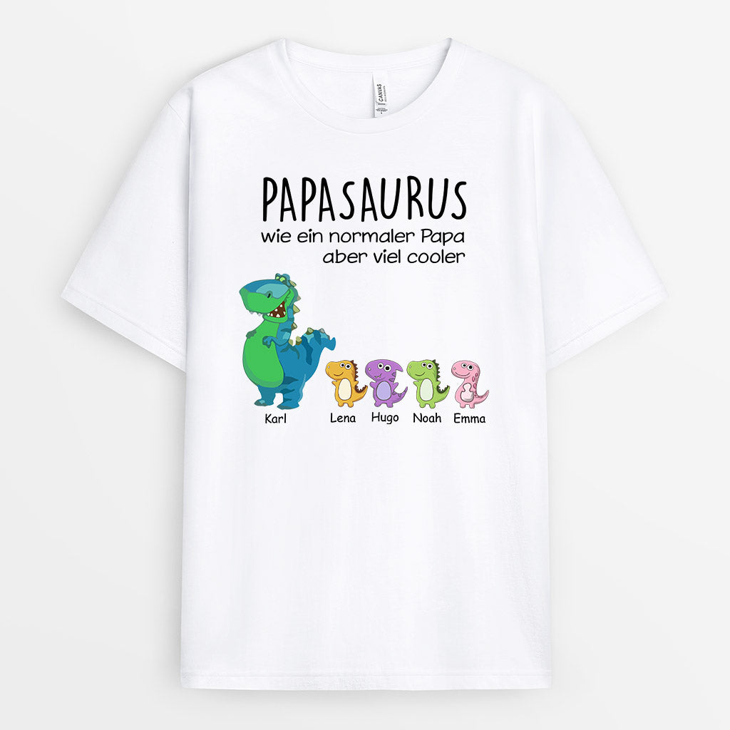 Opasaurus, Papasaurus - Personalisierte Geschenke | T-Shirt für Opa/Papa