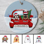 0033O040CGE1 personalisierte aufmerksamkeiten Ornament hunde hundeliebhaber weihnachten