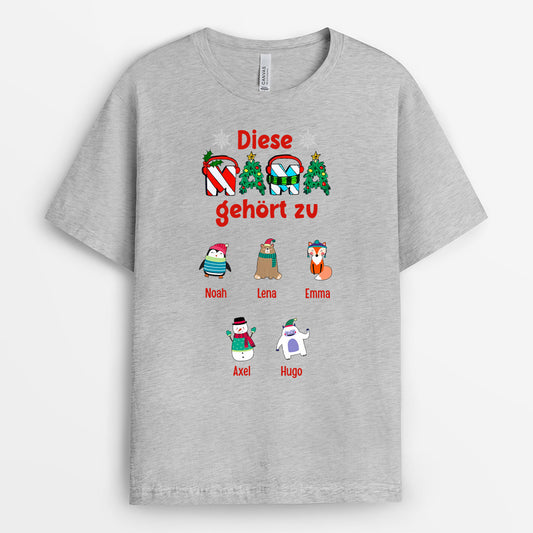 0050A010AGE2 individuelle T Shirt aufmerksamkeiten kinder oma mama weihnachten