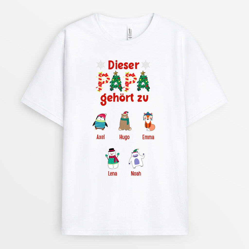 0050A010BGE2 personalisierte T Shirt geschenke kinder opa papa weihnachten