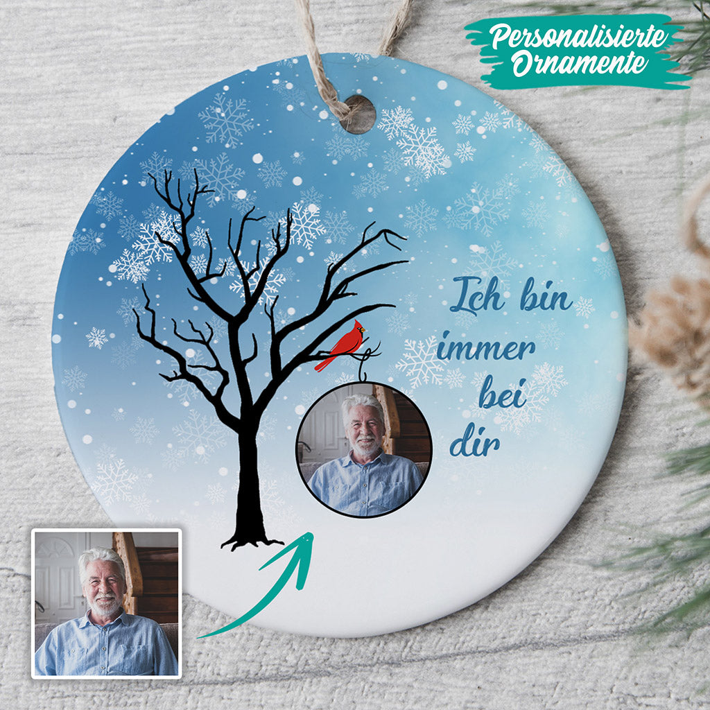 0056O040BGE1 personalisierte Ornament geschenke denkmal papa mama baum