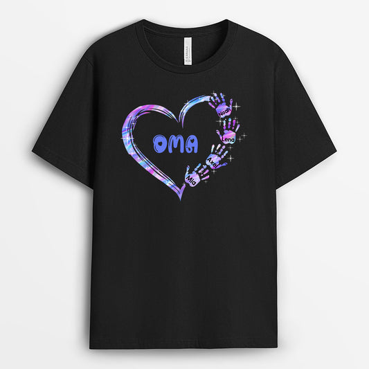 0064A010AGE1 personalisierte T Shirt geschenke herz oma mama