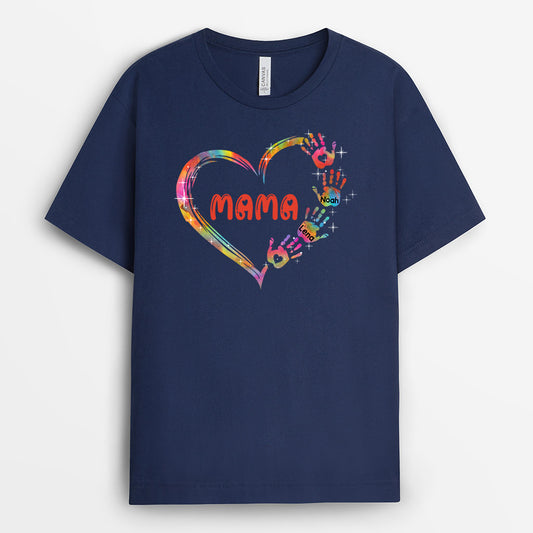 0064A010AGE2 personalisierte T Shirt geschenke herz oma mama