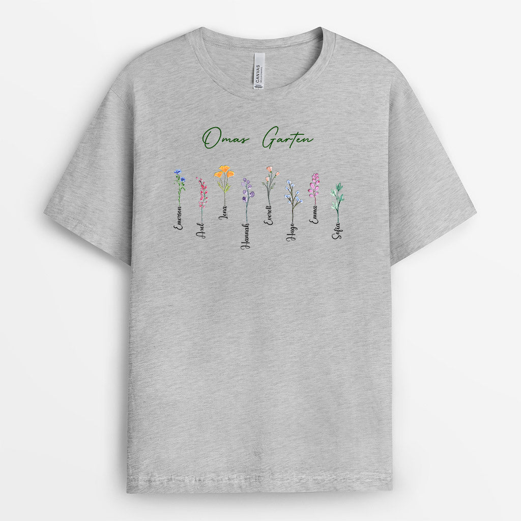 0065A040AGE2 personalisierte T Shirt geschenke garten oma mama