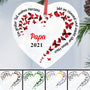 0069O040BGE1 personalisierte Ornament geschenke herz familie weihnachten denkmal