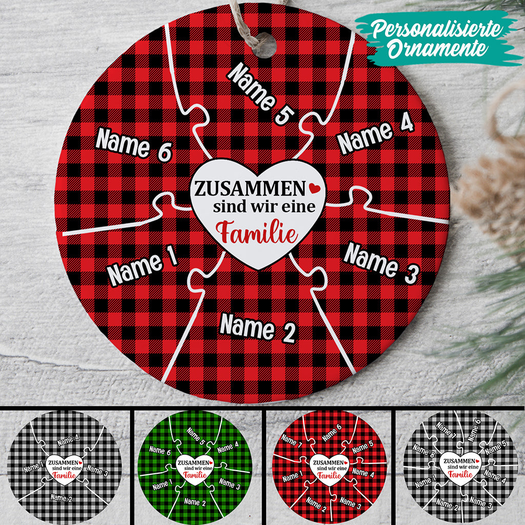 0071O000IGE3 personalisierte Ornament aufmerksamkeiten herz familie weihnachten