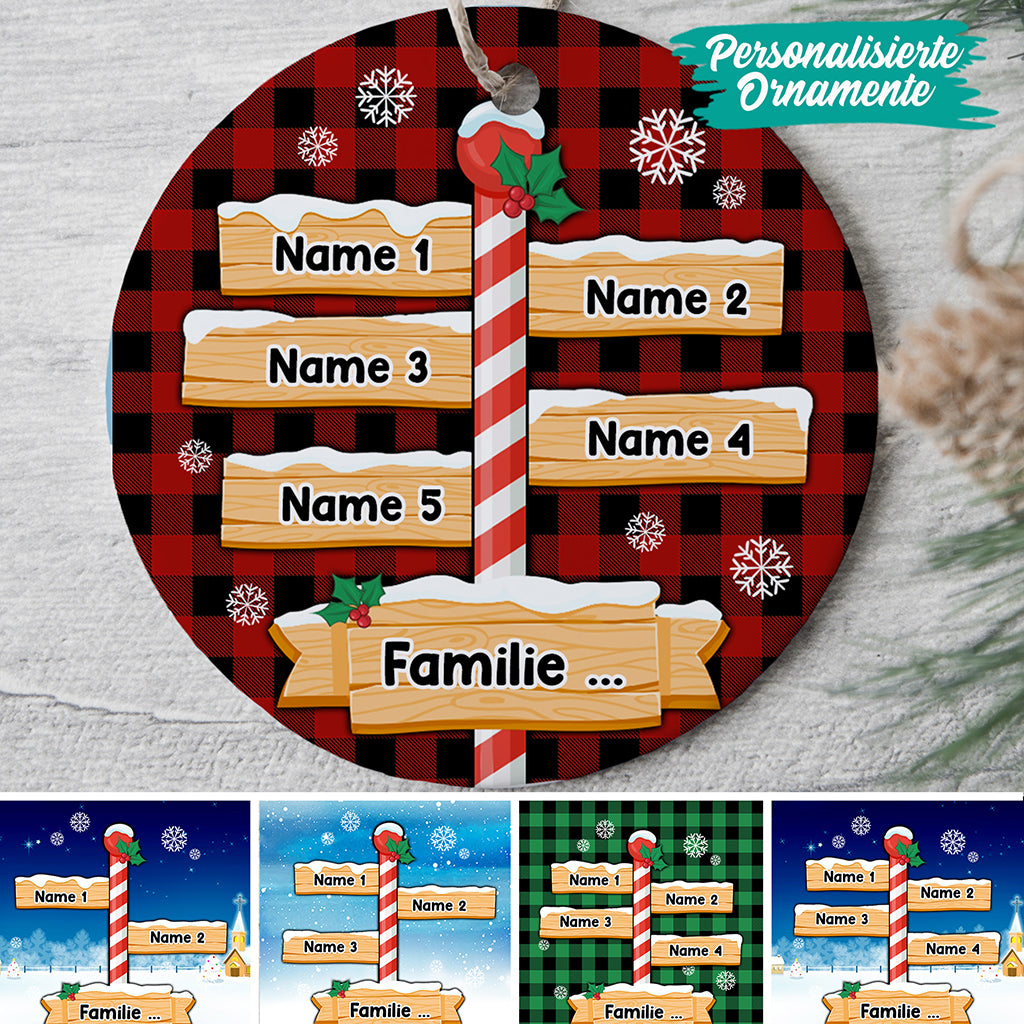 0073O000IGE3 personalisierte Ornament aufmerksamkeiten holzbrett familie weihnachten