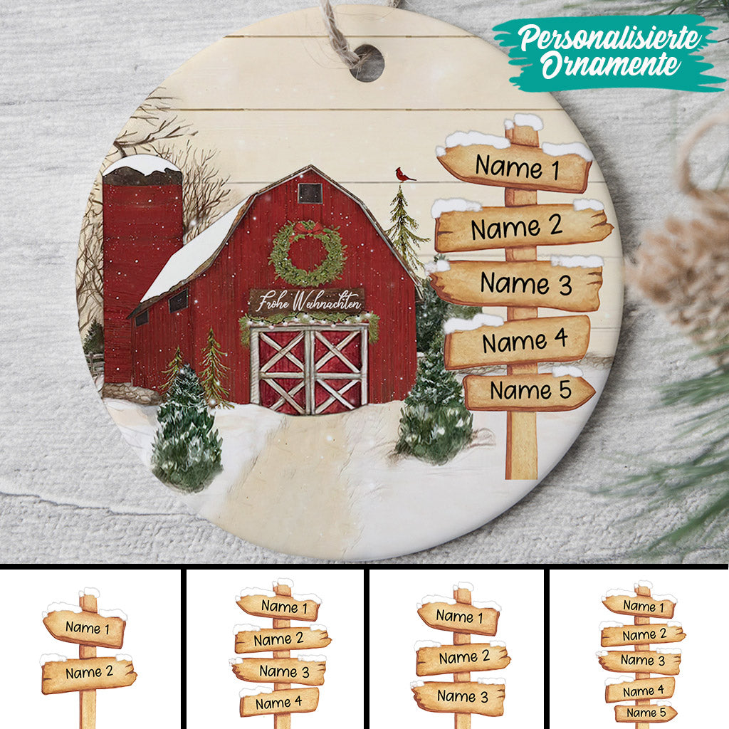 0074O000IGE3 personalisierte Ornament aufmerksamkeiten haus familie weihnachten