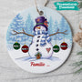 0076O000IGE4 individuelle Ornament geschenke schneemann familie weihnachten