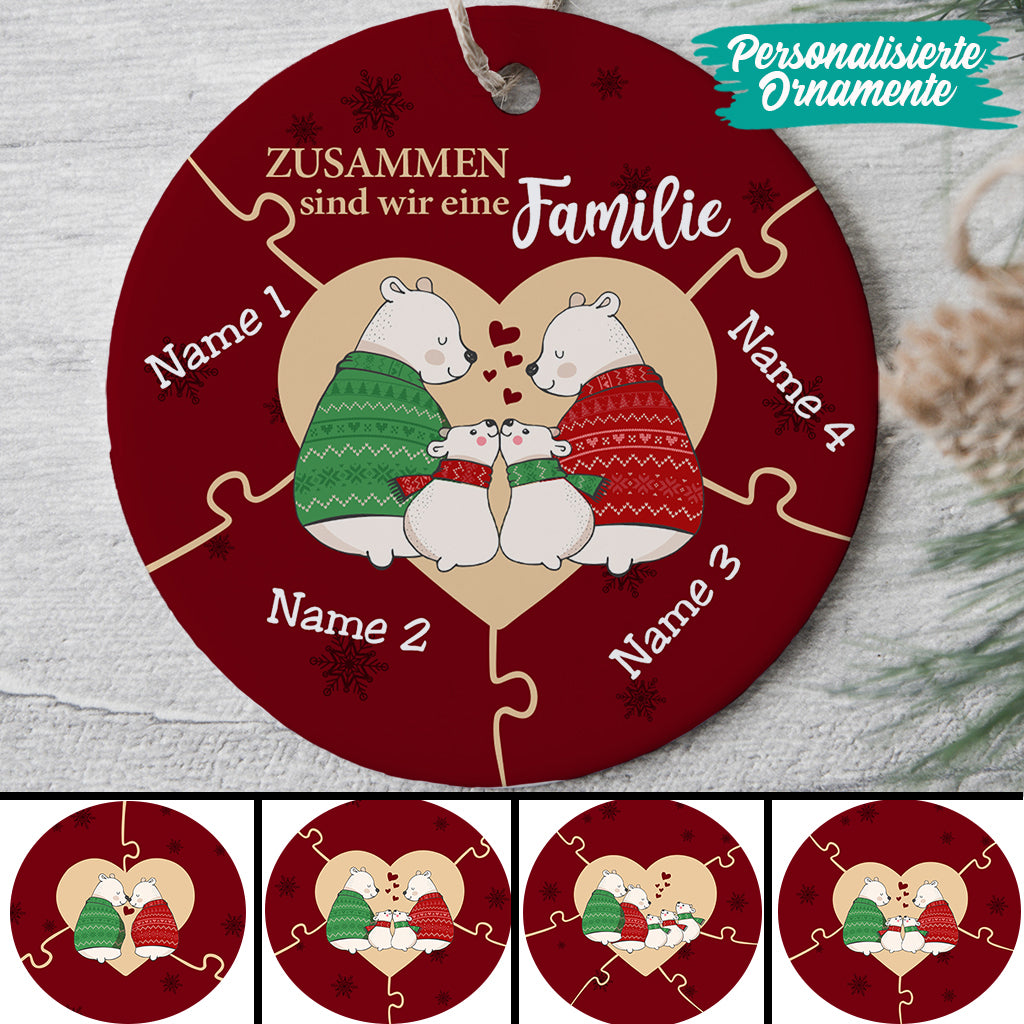0077O000IGE4 individuelle Ornament geschenke bar familie weihnachten