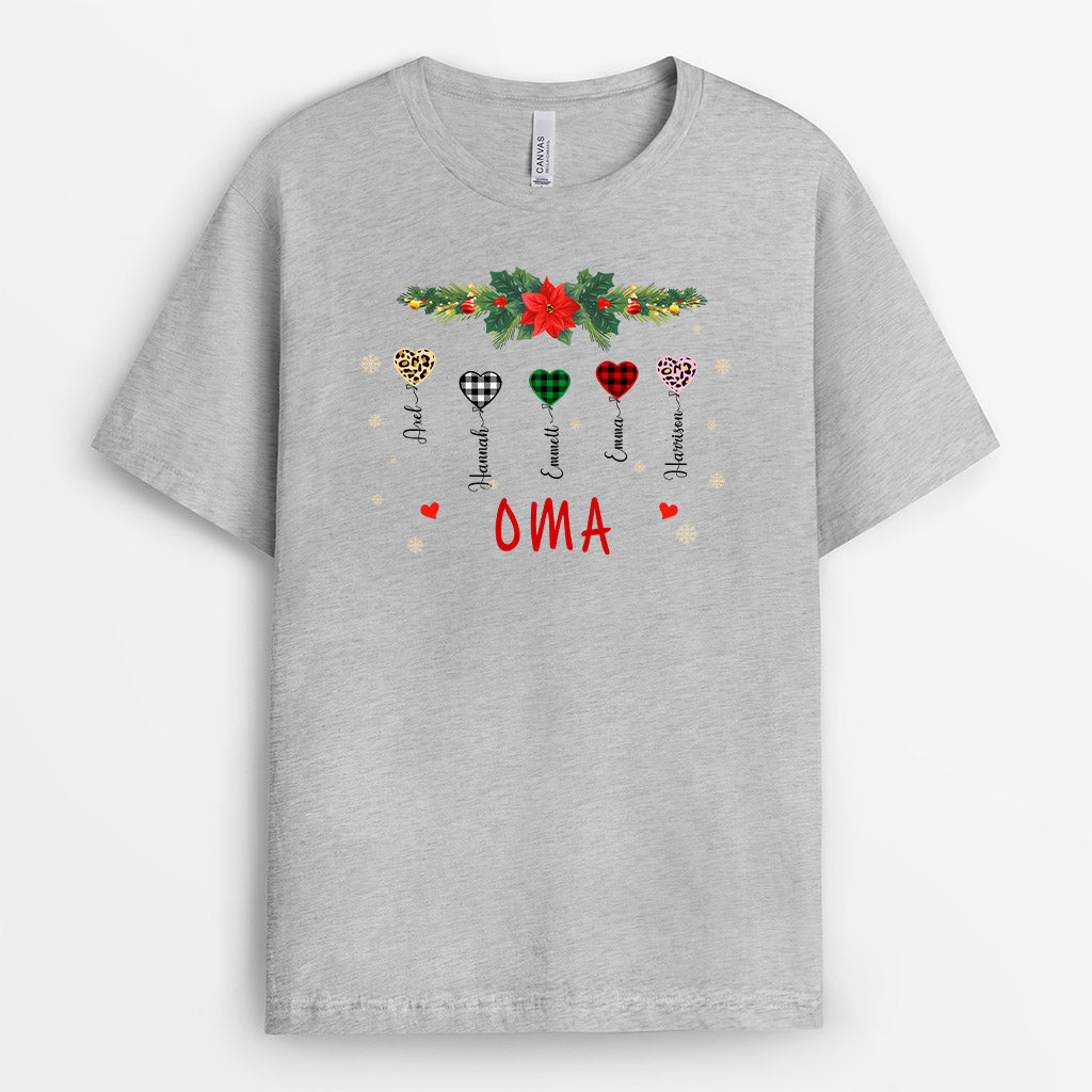 0078A040AGE2 personalisierte T Shirt geschenke ballon oma mama