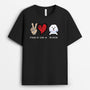0084A010CGE1 personalisierte T Shirt geschenke hunde hundeliebhaber frieden liebe