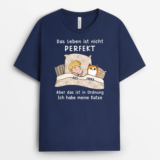0090A010CGE2 Personalisierte Geschenke T Shirt Katze Katzenliebhaber Katzenbesitzer