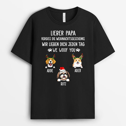 0105A040CGE1 personalisierte T Shirt geschenke hunde hundeliebhaber papa mama
