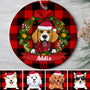 0107O040CGE1 personalisierte Ornament geschenke hunde hundeliebhaber weihnachtskugel