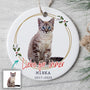 0109O040DGE1 personalisierte Ornament geschenke katzen katzenliebhaber weihnachtskugel