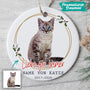 0109O040DGE2 individuelle Ornament aufmerksamkeiten katzen katzenliebhaber weihnachtskugel