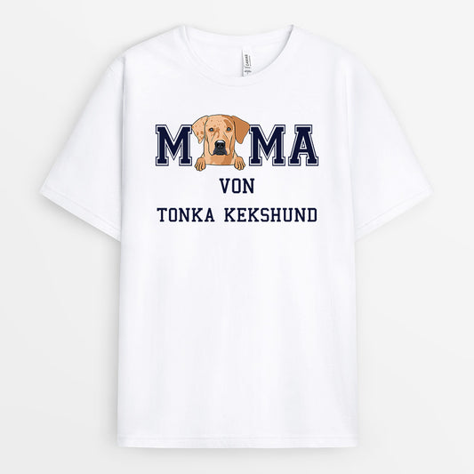 0118AGE2 personalisierte T Shirt geschenke hunde papa mama