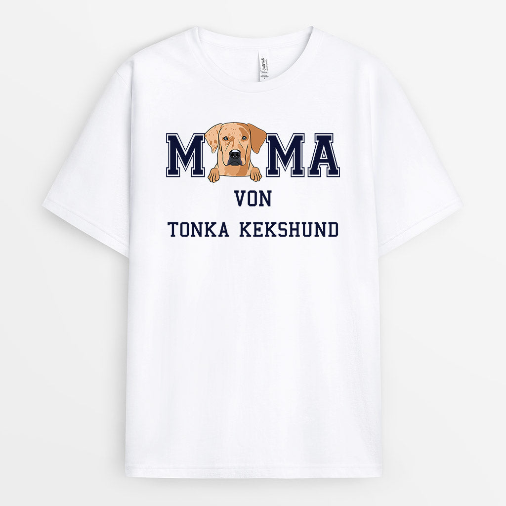 Hundemama, Hundepapa - Personalisierte Geschenke | T-Shirt für Papa/Mama