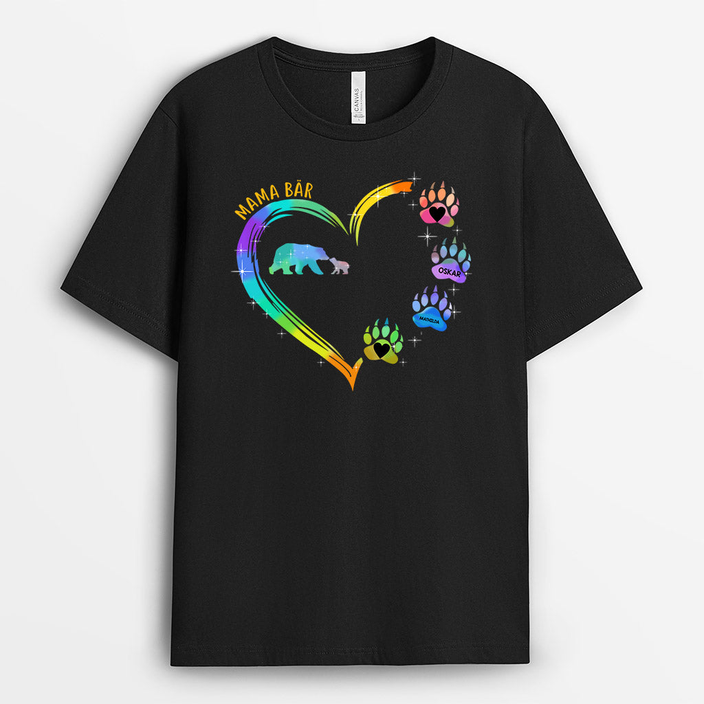 Oma Bär, Mama Bär, Opa Bär - Personalisierte Geschenke | T-Shirt für Oma/Opa