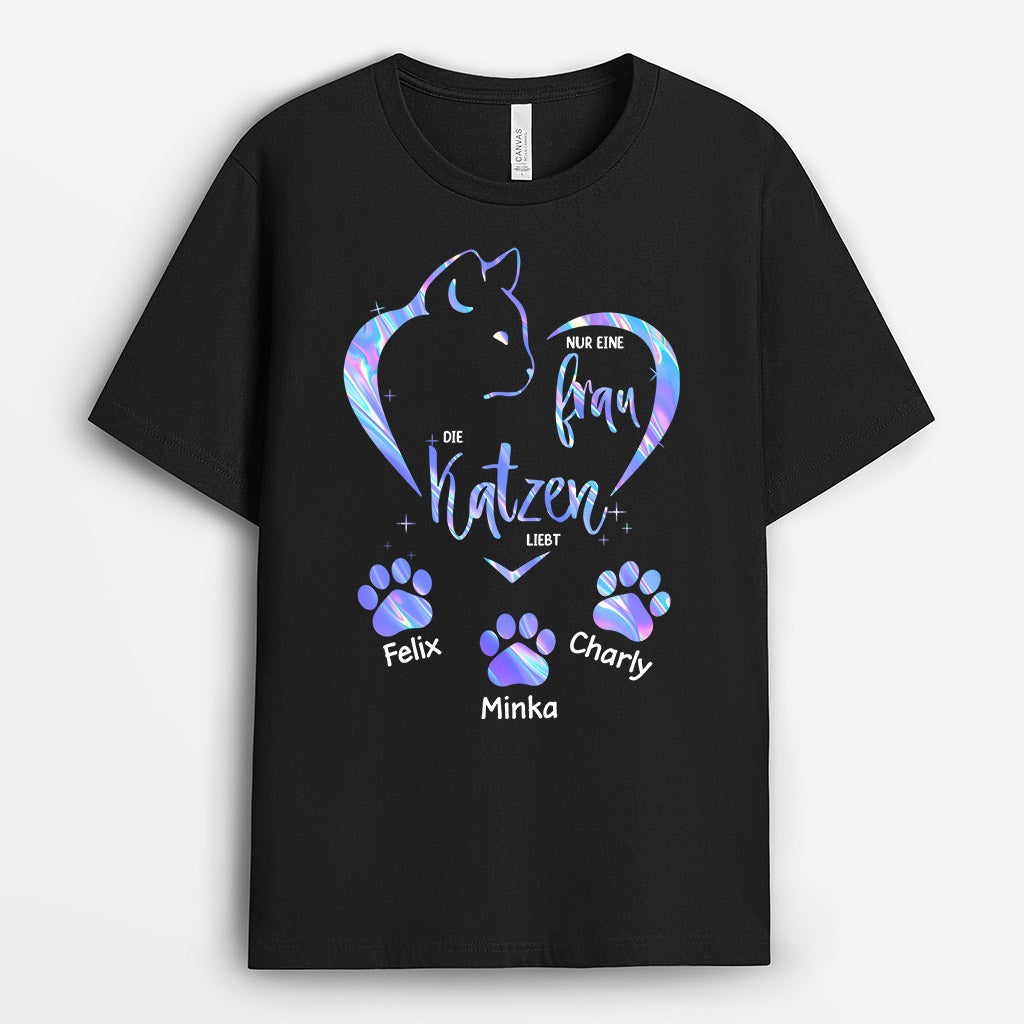 0135AGE2 personalisierte T Shirt geschenke herz katzenliebhaber madchen katzen