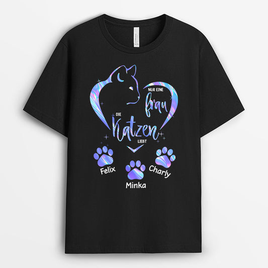 0135AGE2 personalisierte T Shirt geschenke herz katzenliebhaber madchen katzen