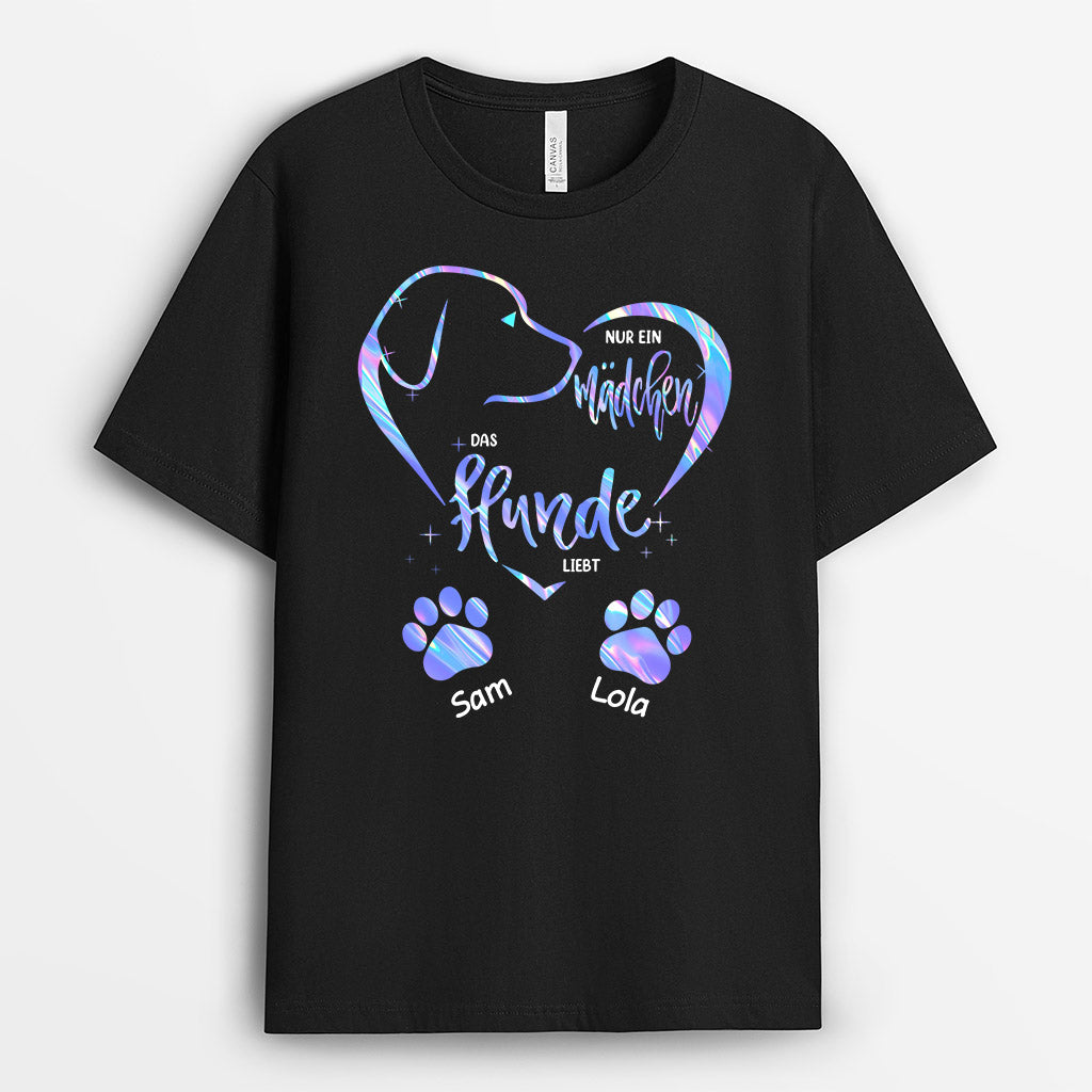 0136AGE2 personalisierte T Shirt geschenke herz hundeliebhaber madchen katzen