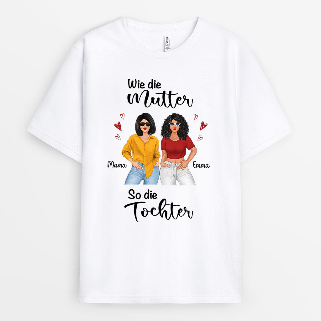 0139AGE2 personalisierte T Shirt geschenke tochter oma mama