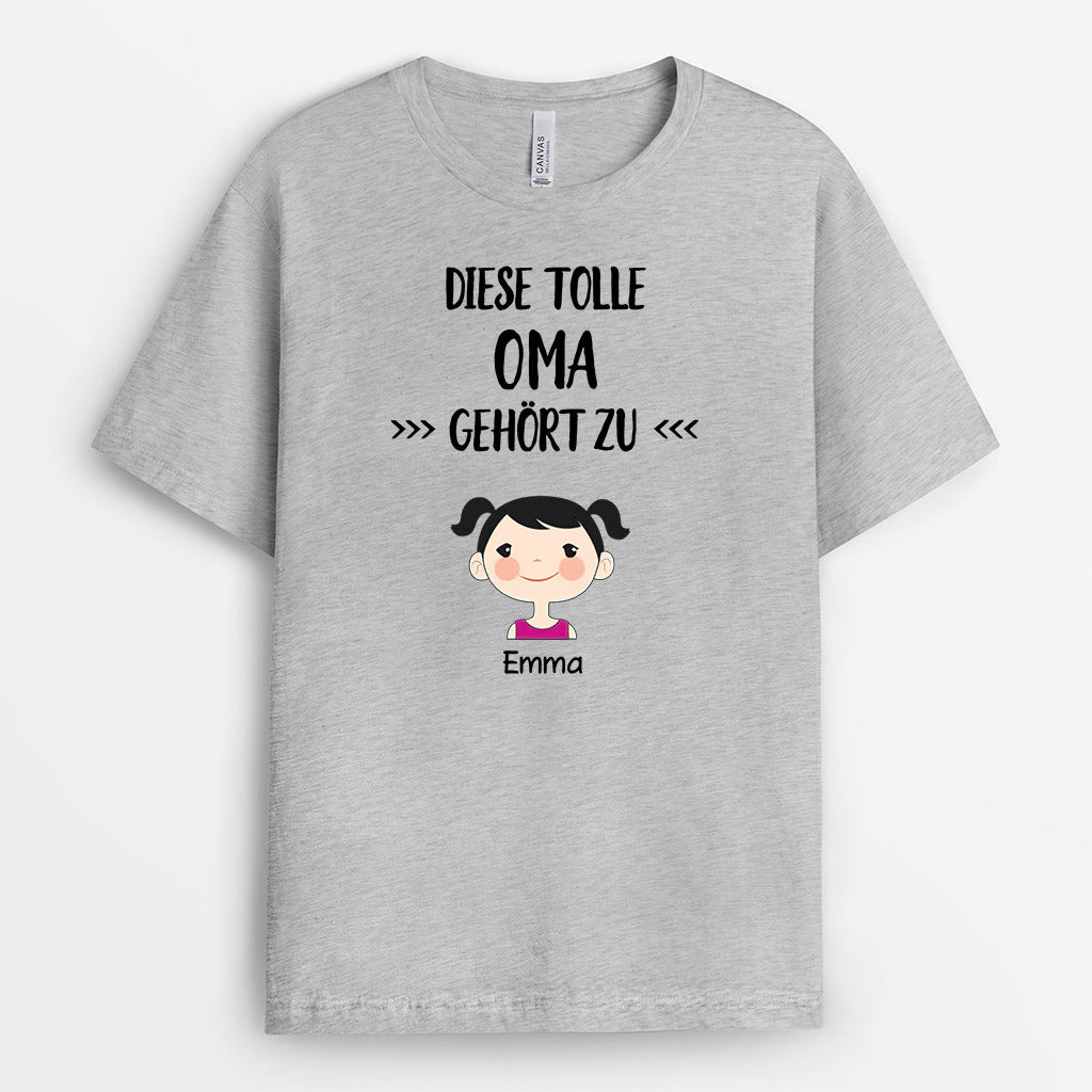 0141AGE1 personalisierte T Shirt geschenke kinder oma mama