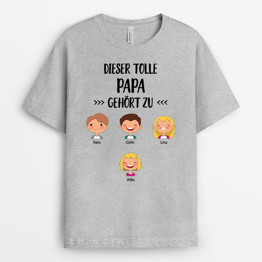 0141AGE2 personalisierte T Shirt geschenke kinder opa papa