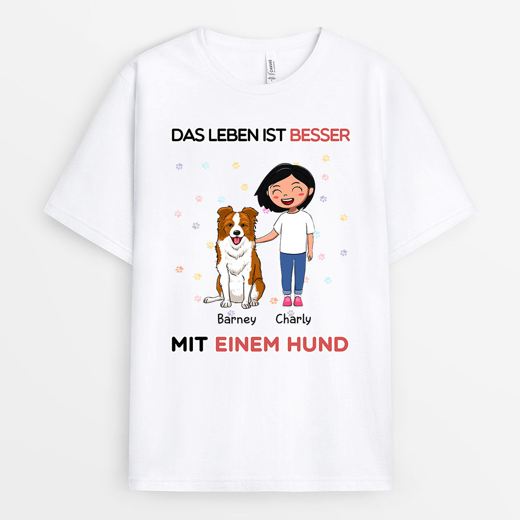 0148AGE2 personalisierte T Shirt geschenke hunde hundeliebhaber