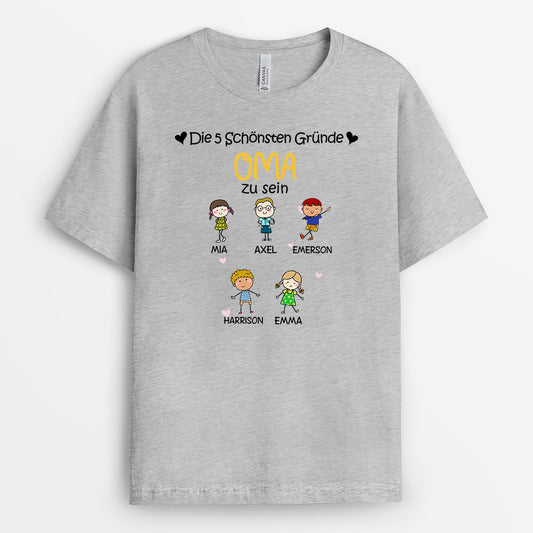 0163AGE3 personalisierte T Shirt aufmerksamkeiten kinder oma mama