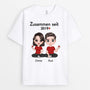 0176AGE2 Personalisierte Geschenke T Shirt Freund Freundin Paare Parchen