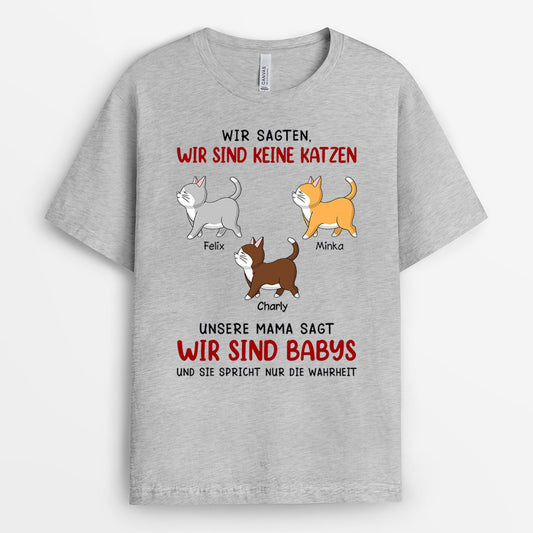 0181A948DGE2 individuelle T Shirt aufmerksamkeiten katzen katzenliebhaber