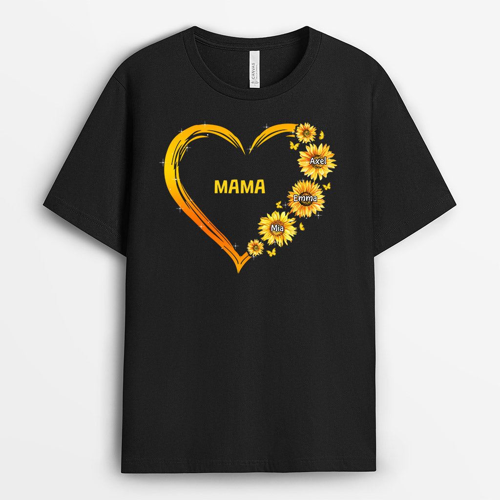 0192AGE2 personalisierte T Shirt geschenke herz oma mama