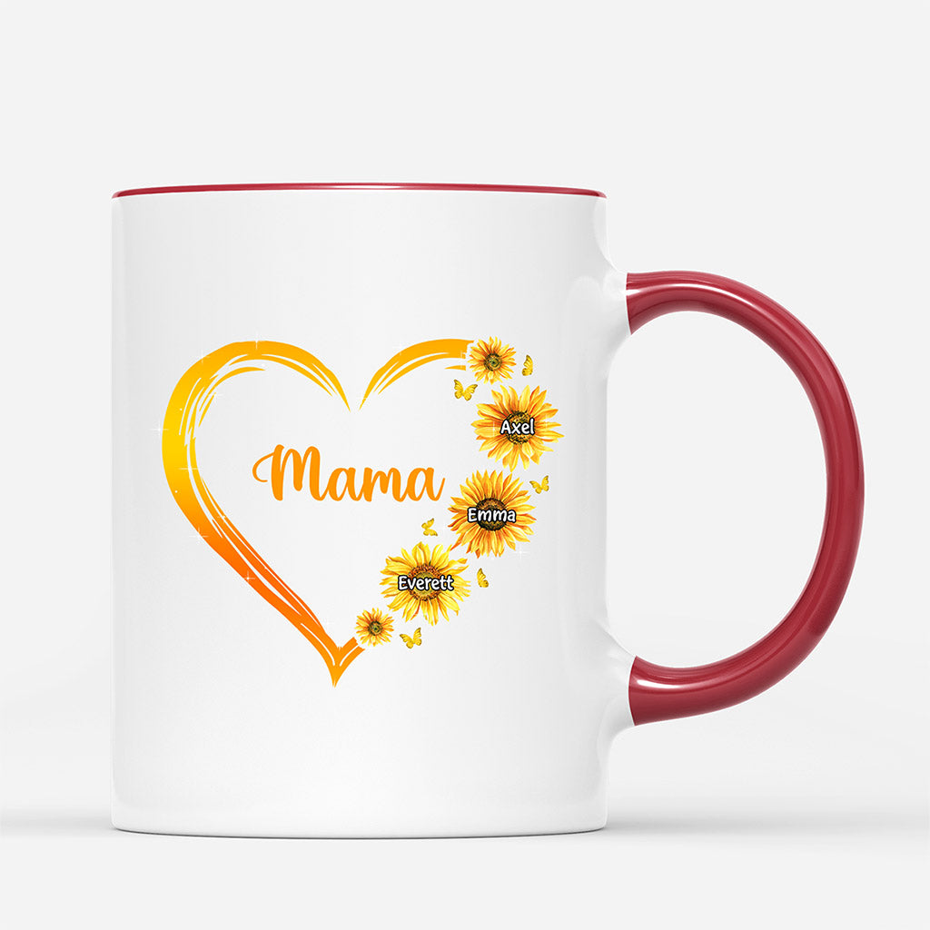 Omas Herz - Personalisierte Geschenke | Tasse für Oma/Mama
