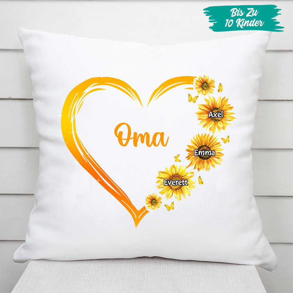 0192P100AGE3 personalisierte Kissen aufmerksamkeiten herz oma mama