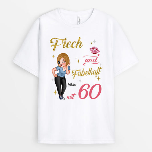 0194AGE1 personalisierte T Shirt geschenke fabelhaft oma mama